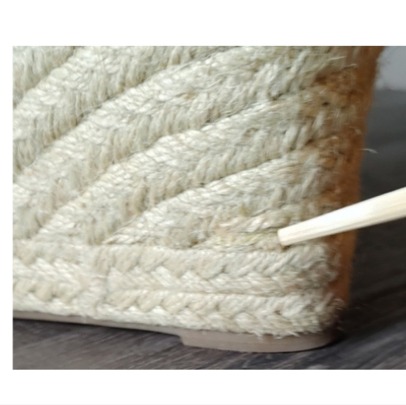 Laura Ashley espadrille wedge shoes Size 9.5 - Picture 8 of 8